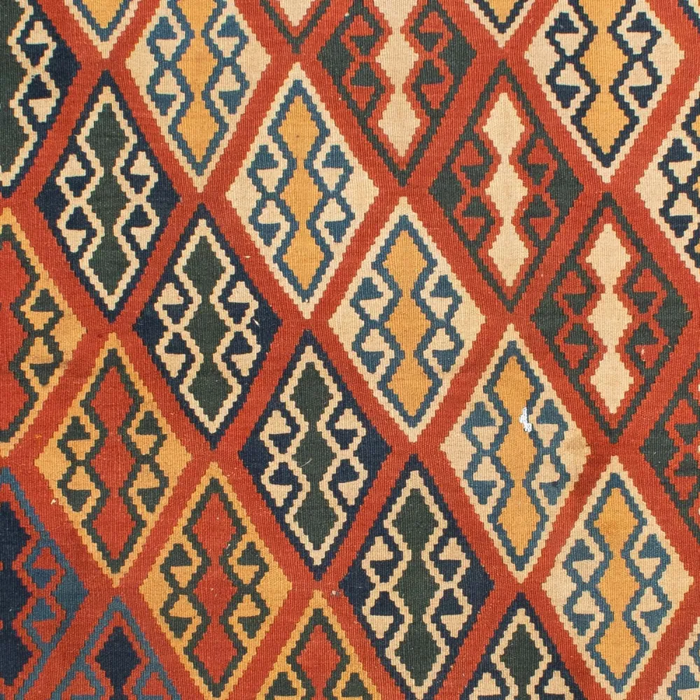 Dywan Kelim - Orientalny - 240 x 215 cm - wielokolorowy
