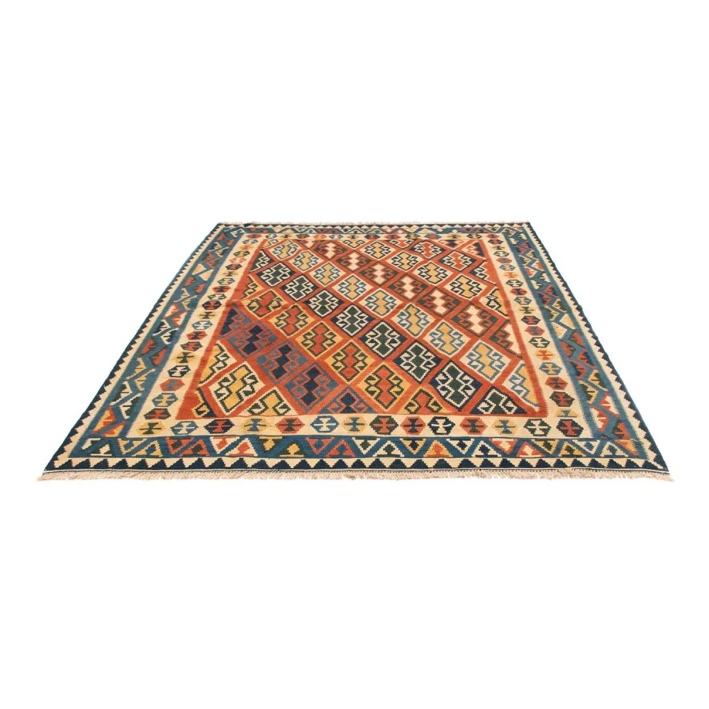 Dywan Kelim - Orientalny - 240 x 215 cm - wielokolorowy