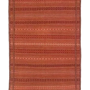 Dywan Kelim - Orientalny - 242 x 166 cm - brązowy