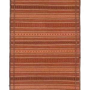 Dywan Kelim - Orientalny - 242 x 166 cm - brązowy