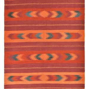 Dywan Kelim - Orientalny - 253 x 174 cm - wielokolorowy