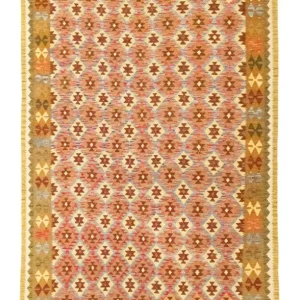 Dywan Kelim - Orientalny - 271 x 153 cm - wielokolorowy