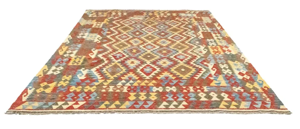 Dywan Kelim - Orientalny - 289 x 206 cm - wielokolorowy
