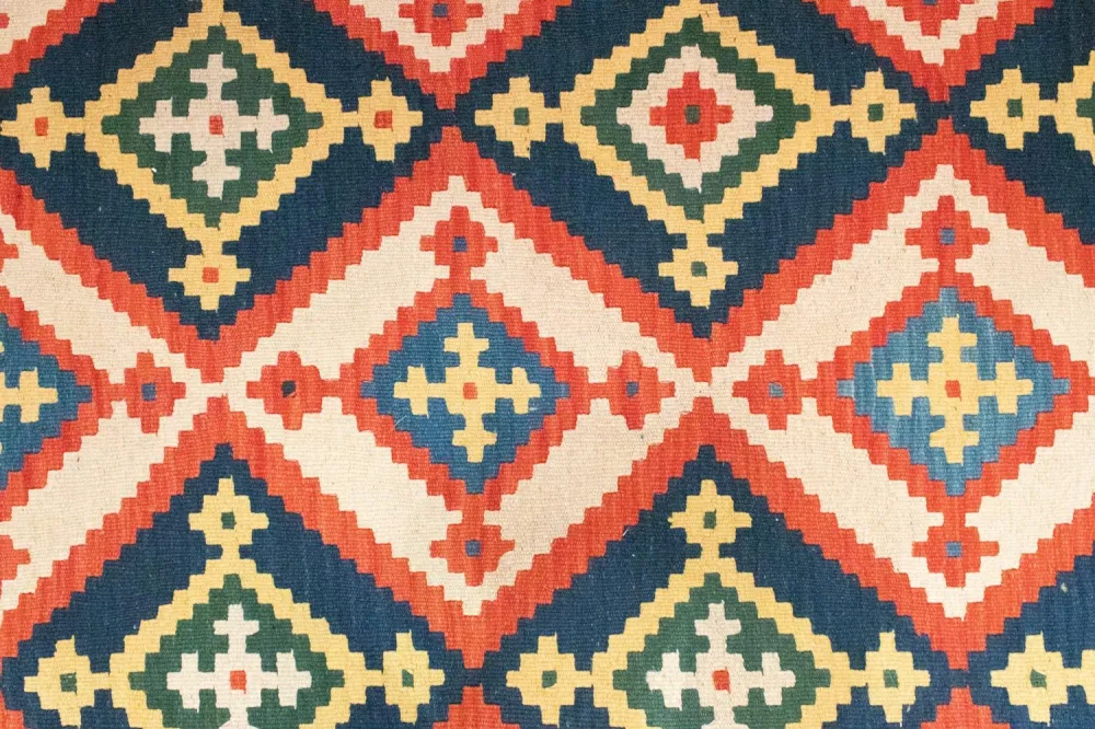 Dywan Kelim - Orientalny - 300 x 205 cm - pomarańczowy