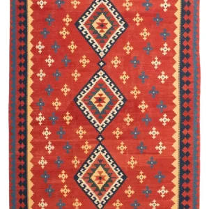 Dywan Kelim - Orientalny - 300 x 210 cm - rdza