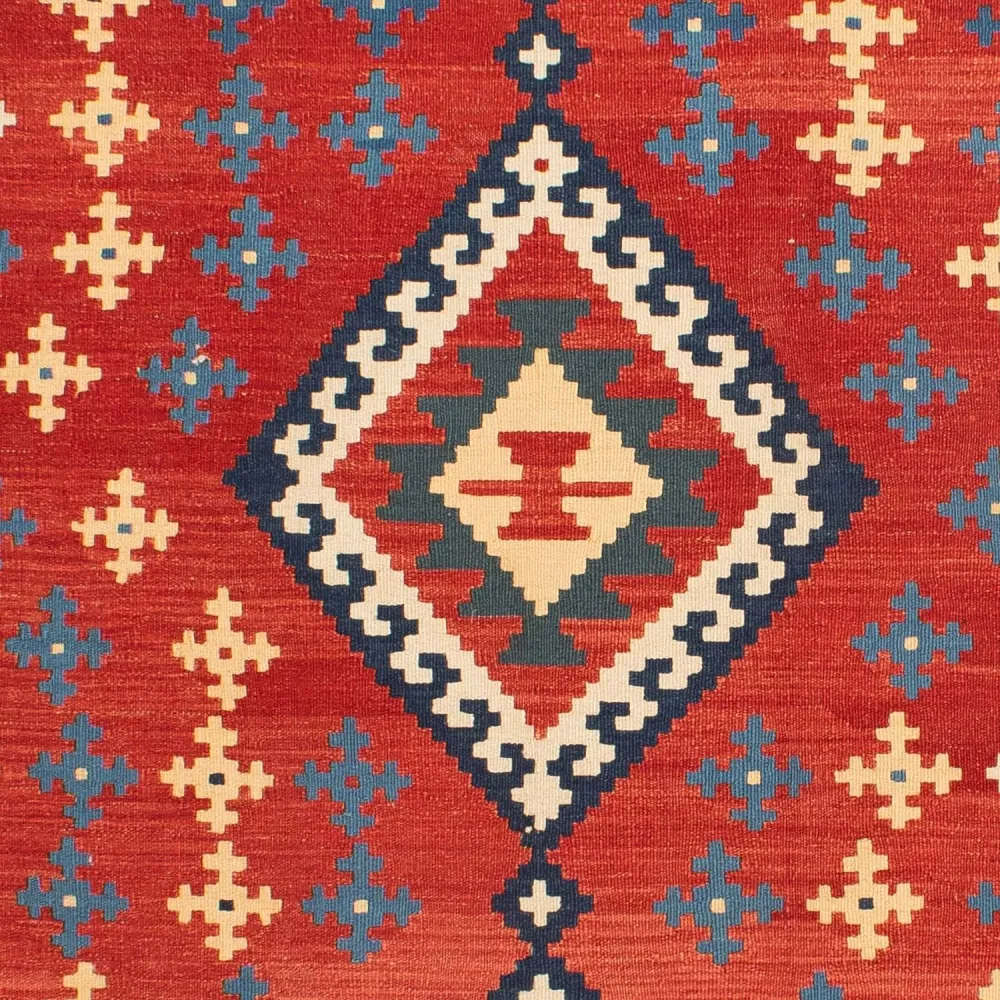 Dywan Kelim - Orientalny - 314 x 204 cm - czerwony