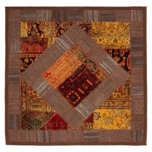 Dywan Kelim - Orientalny kwadratowy - 180 x 179 cm - wielokolorowy