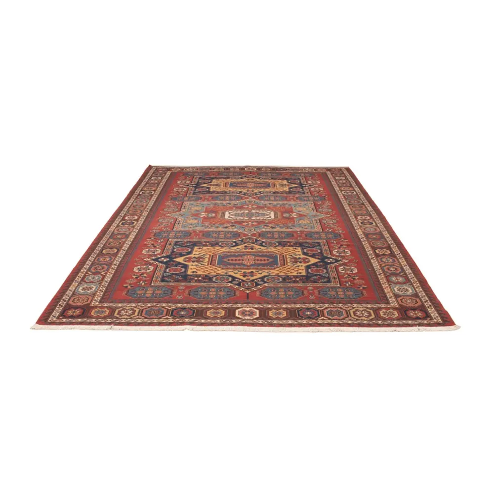 Dywan Kelim - Orientalny - Soumak - 329 x 256 cm - czerwony