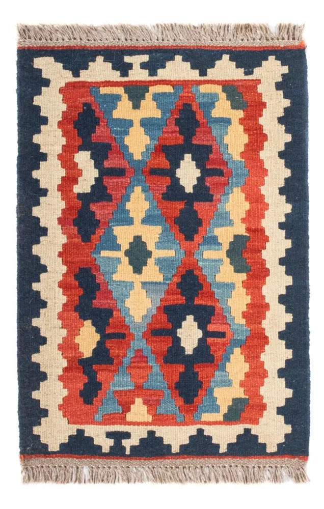 Dywan Kelim - Orientalny - 60 x 40 cm - wielokolorowy