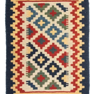 Dywan Kelim - Orientalny - 60 x 40 cm - wielokolorowy