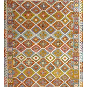 Dywan Kelim - Splash - 238 x 178 cm - wielokolorowy
