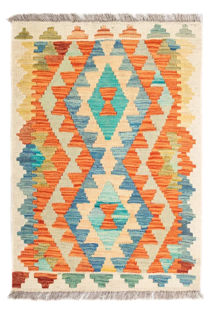 Dywan Kelim - Splash - 89 x 63 cm - wielokolorowy