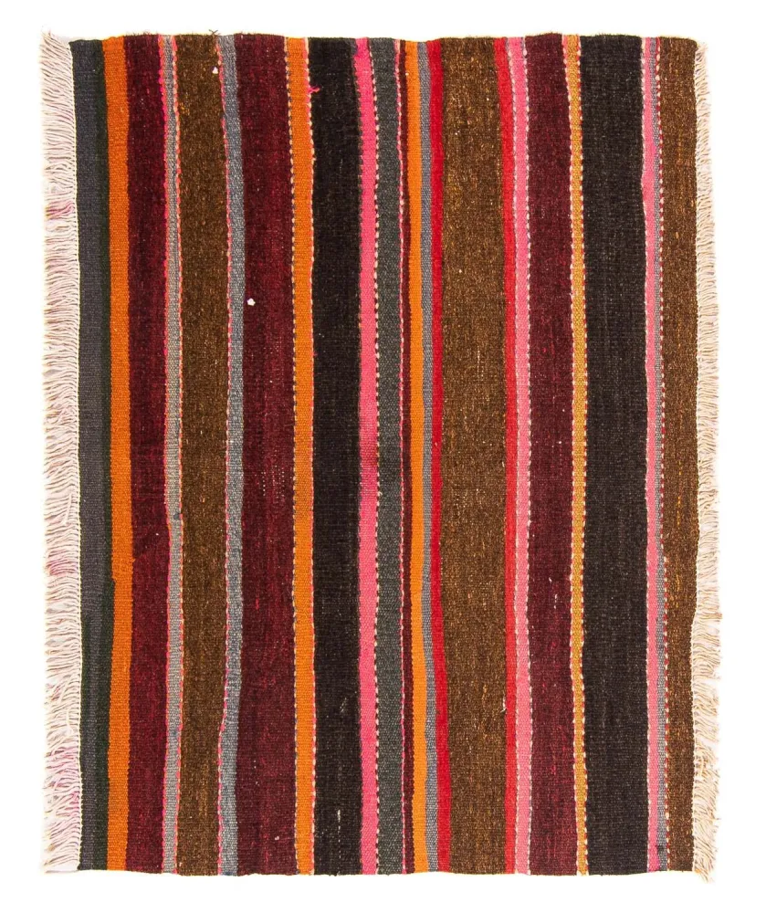Dywan Kelim - Stary - 115 x 85 cm - wielokolorowy