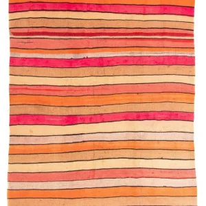 Dywan Kelim - Stary - 200 x 135 cm - wielokolorowy