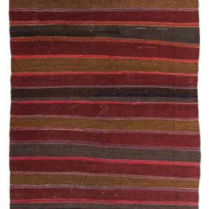 Dywan Kelim - Stary - 200 x 160 cm - wielokolorowy