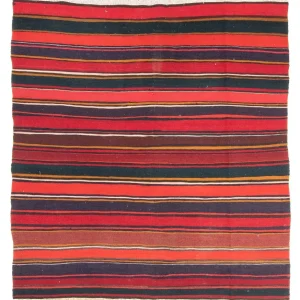 Dywan Kelim - Stary kwadratowy - 215 x 190 cm - wielokolorowy