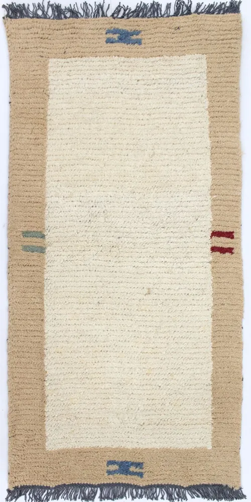 Dywan z Nepalu - 140 x 70 cm - beżowy