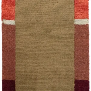 Dywan z Nepalu - 140 x 70 cm - brązowy