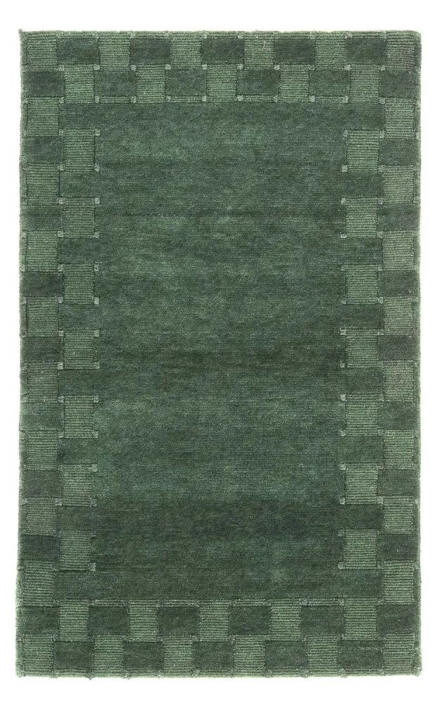 Dywan z Nepalu - 152 x 93 cm - zielona