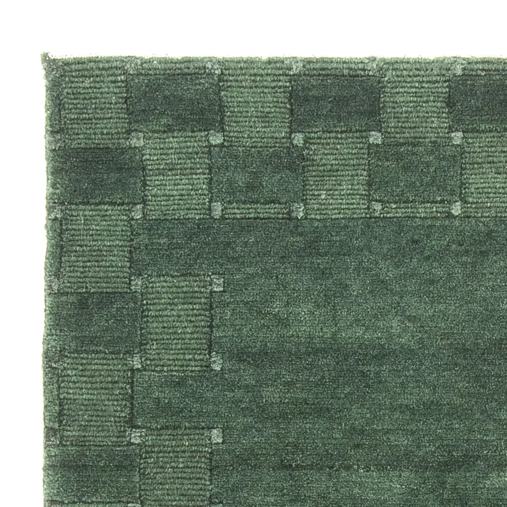 Dywan z Nepalu - 152 x 93 cm - zielona