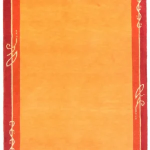 Dywan z Nepalu - 175 x 120 cm - pomarańczowy