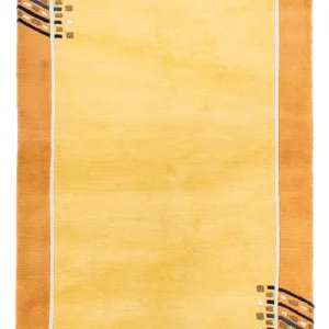 Dywan z Nepalu - 180 x 120 cm - złoto