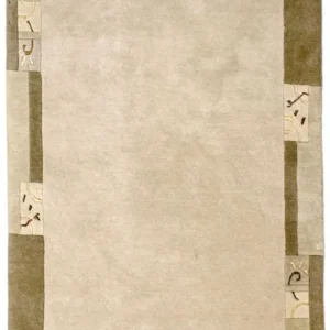 Dywan z Nepalu - 191 x 121 cm - beżowy