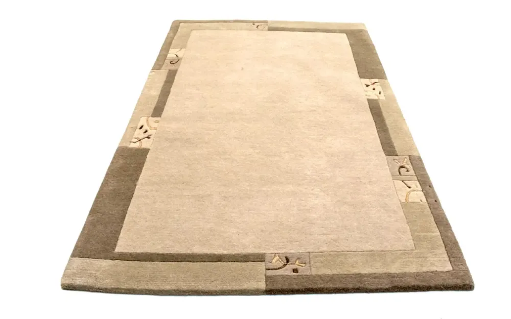 Dywan z Nepalu - 191 x 121 cm - beżowy
