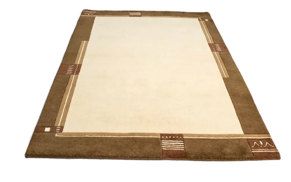 Dywan z Nepalu - 197 x 143 cm - beżowy