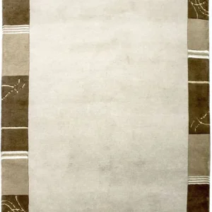 Dywan z Nepalu - 197 x 143 cm - beżowy