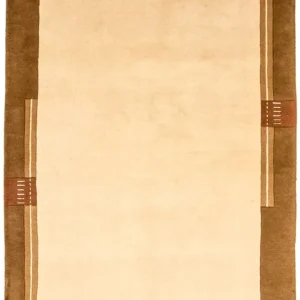 Dywan z Nepalu - 197 x 144 cm - beżowy