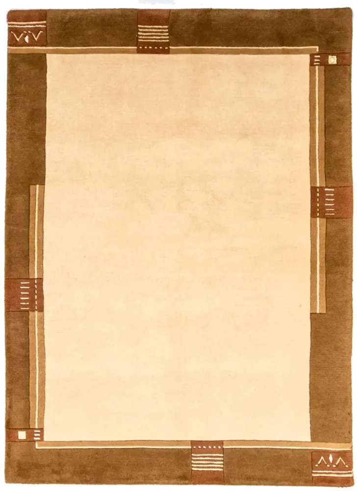 Dywan z Nepalu - 197 x 144 cm - beżowy