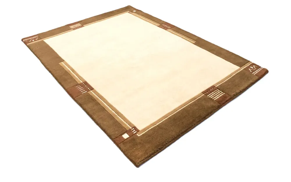 Dywan z Nepalu - 197 x 144 cm - beżowy