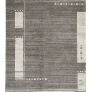 Dywan z Nepalu - 200 x 140 cm - szary