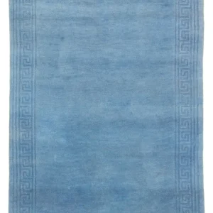 Dywan z Nepalu - 200 x 141 cm - niebieski