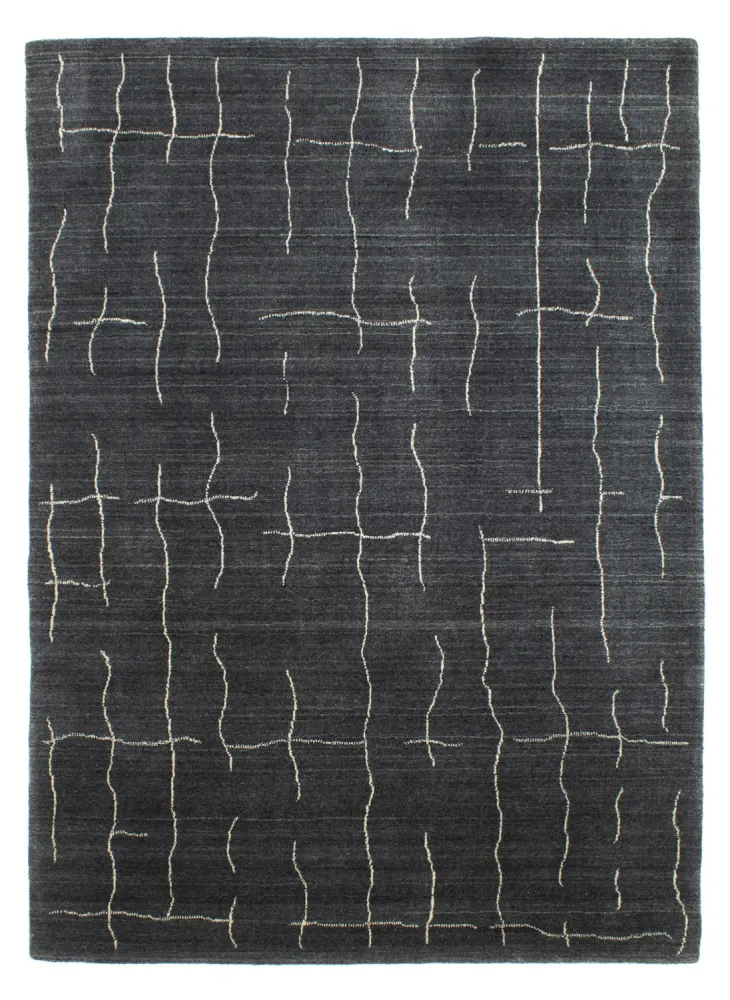 Dywan z Nepalu - 200 x 142 cm - szary