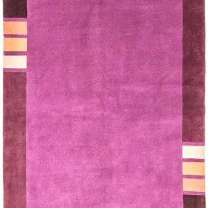 Dywan z Nepalu - 241 x 172 cm - fioletowy