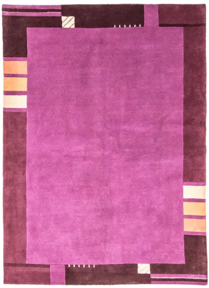 Dywan z Nepalu - 241 x 172 cm - fioletowy