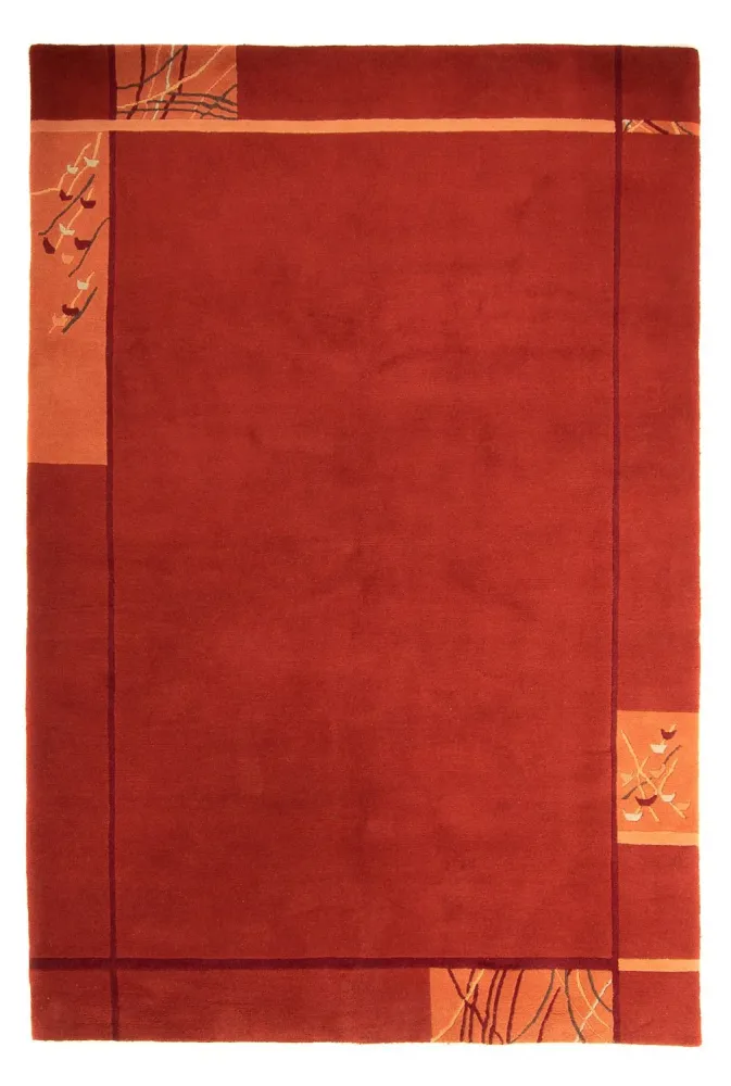 Dywan z Nepalu - 293 x 205 cm - ciemna czerwień