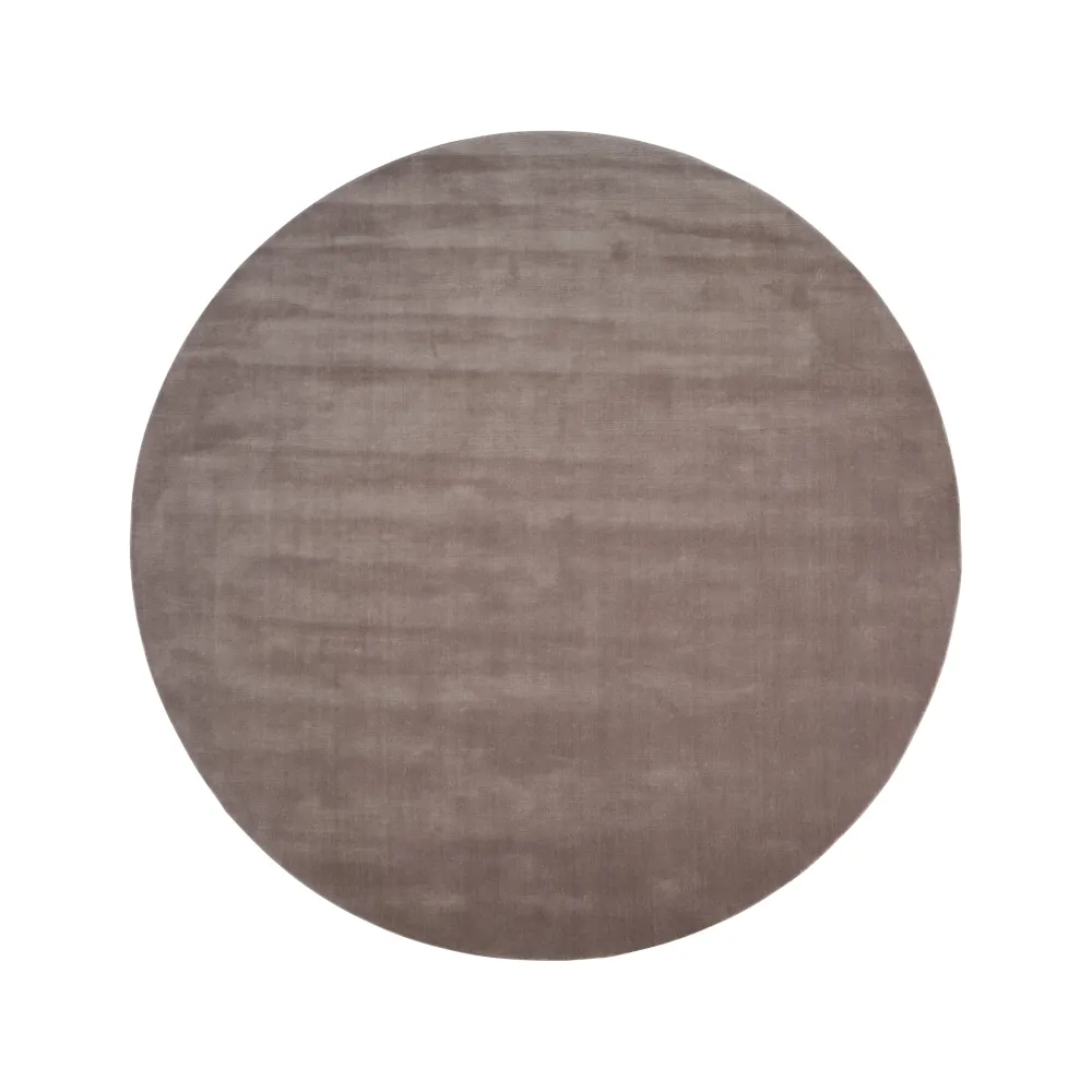 Dywan okrągły HALO CLOUD - MARBLE brązowy
