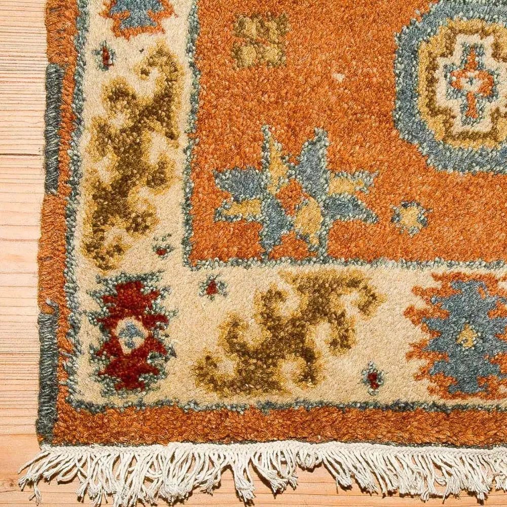 Dywan orientalny - 117 x 63 cm - pomarańczowy