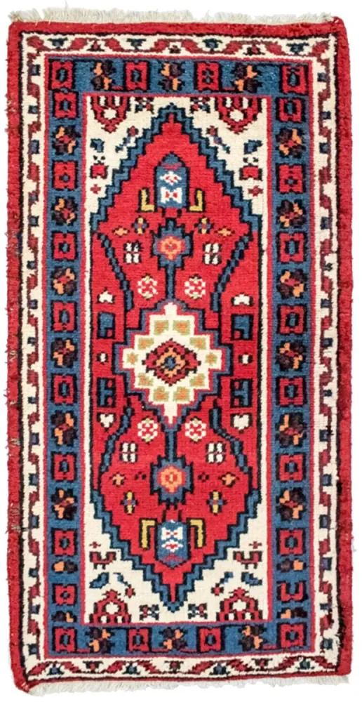 Dywan orientalny - 120 x 60 cm - czerwony