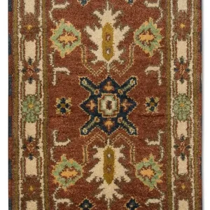 Dywan orientalny - 123 x 64 cm - rdza