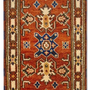 Dywan orientalny - 125 x 63 cm - pomarańczowy