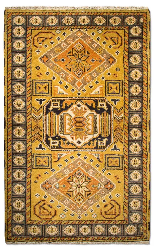 Dywan orientalny - 154 x 95 cm - złoto
