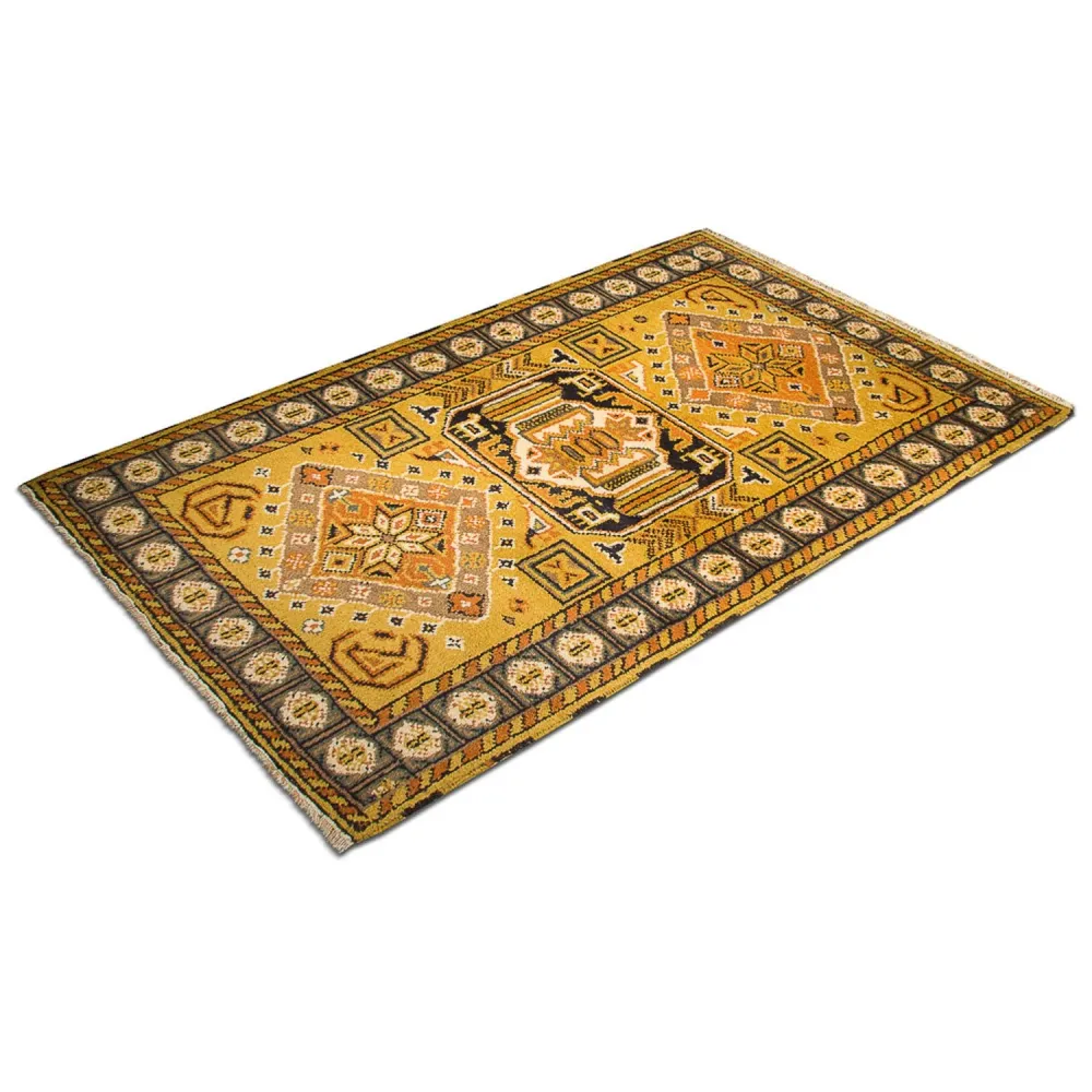 Dywan orientalny - 154 x 95 cm - złoto