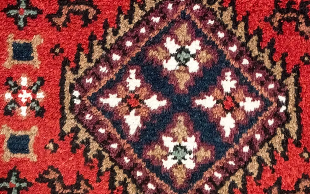 Dywan orientalny - 160 x 90 cm - czerwony