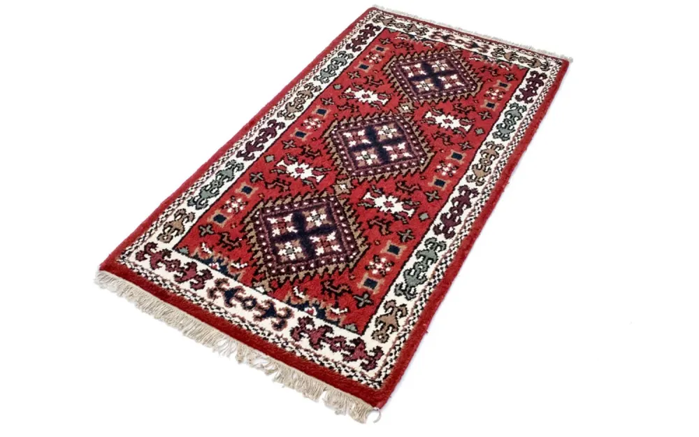 Dywan orientalny - 160 x 90 cm - czerwony