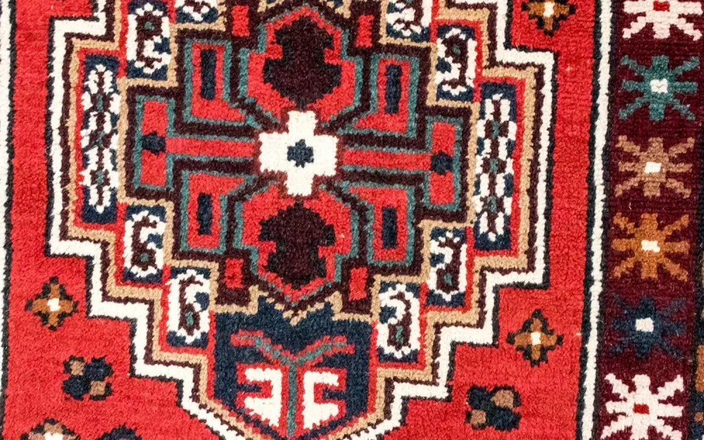 Dywan orientalny - 160 x 90 cm - czerwony