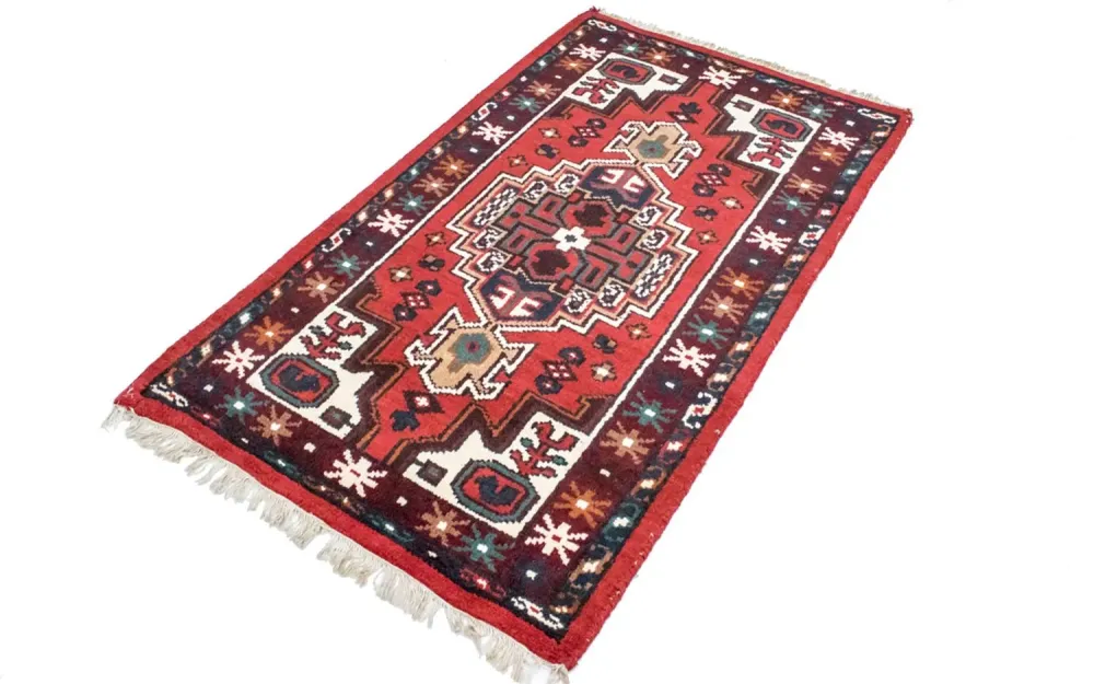 Dywan orientalny - 160 x 90 cm - czerwony